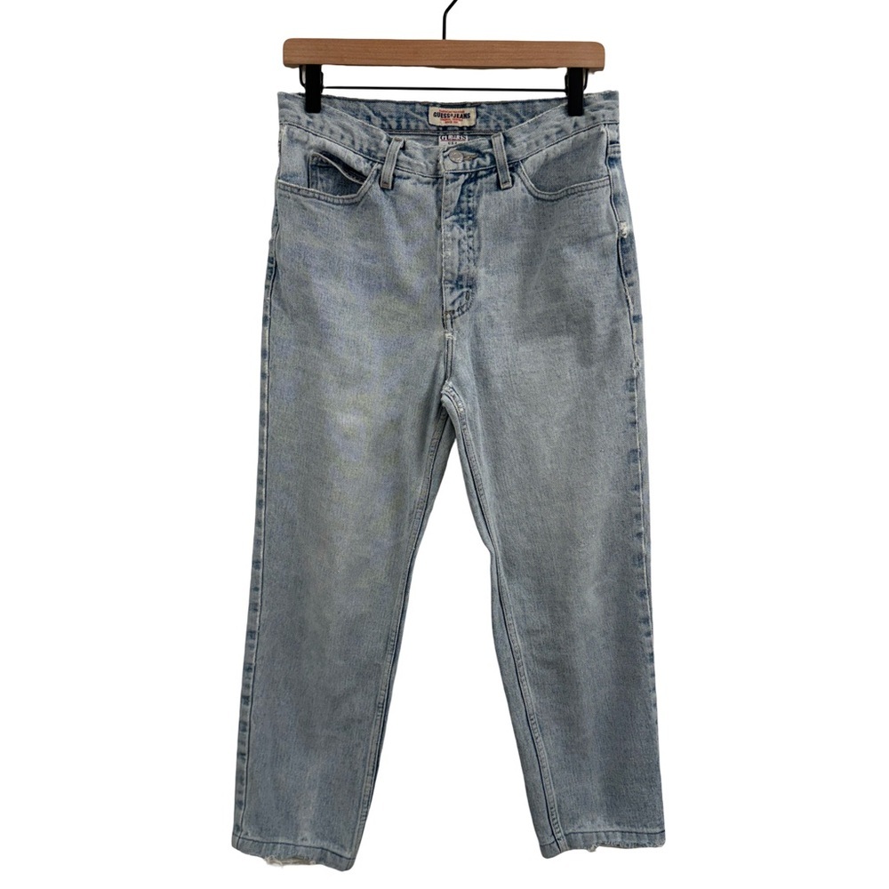 Guess Vintage 90’s Women's Straight Leg Jeans in Light Blue